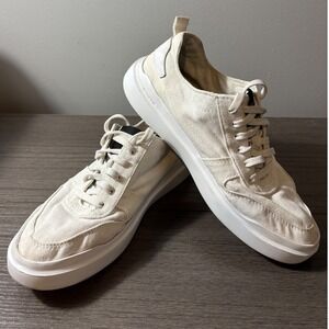 Cole Haan Grand 360 Lace it Once Designed White Canvas Sneaker Womens Size 7